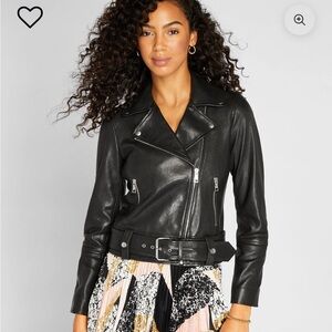 Women's Black Leather Jacket